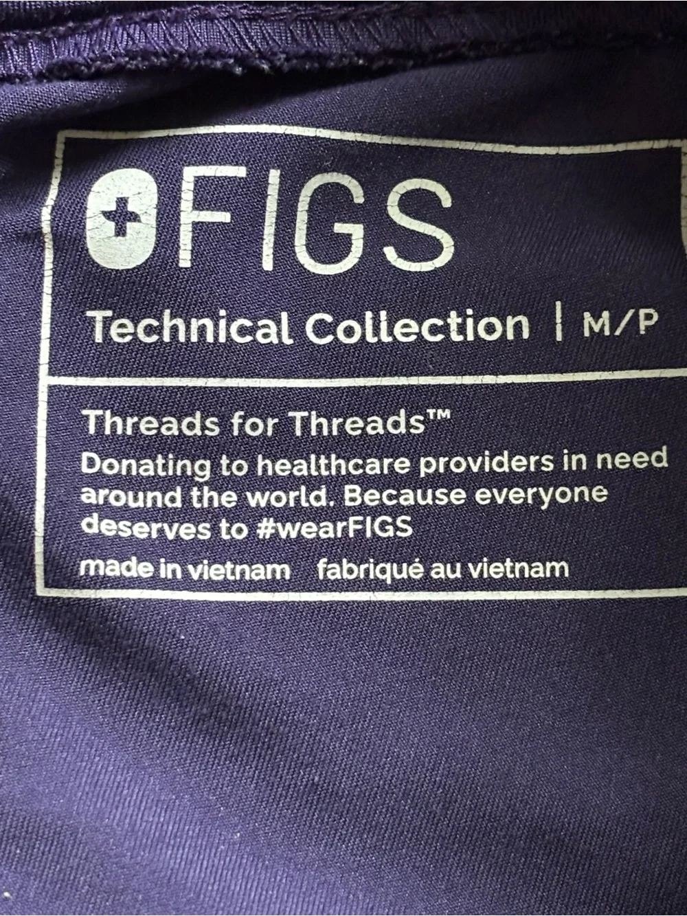 FIGS Women’s Jogger Scrub Pants in Purple Jam - Picture 6 of 7
